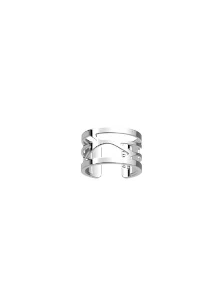 Les Georgettes - Bague Écorces - 12 mm, taille M - Argentée