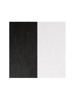 Cuir Manchettes Les Georgettes 8mm Noir Blanc - 703215299M4000
