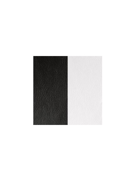 Cuir Manchettes Les Georgettes 8mm Noir Blanc - 703215299M4000