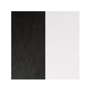 Cuir Manchettes Les Georgettes 8mm Noir Blanc - 703215299M4000