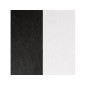 Cuir Manchettes Les Georgettes 8mm Noir Blanc - 703215299M4000