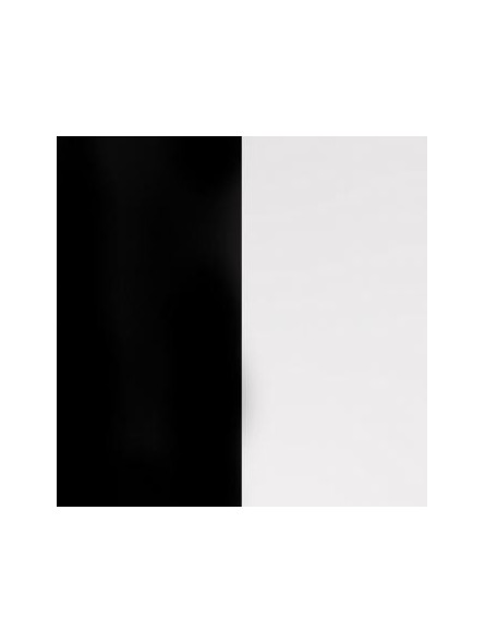 Cuir Bague Les Georgettes Les Clipsables 703213184M4000 - Cuir Bague Noir Blanc Femme