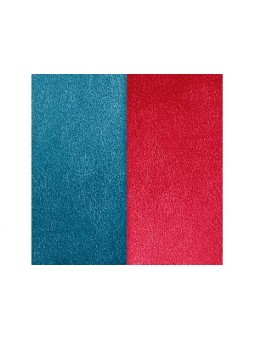 CUIR D.16MM BLEU/FRAMBOISE