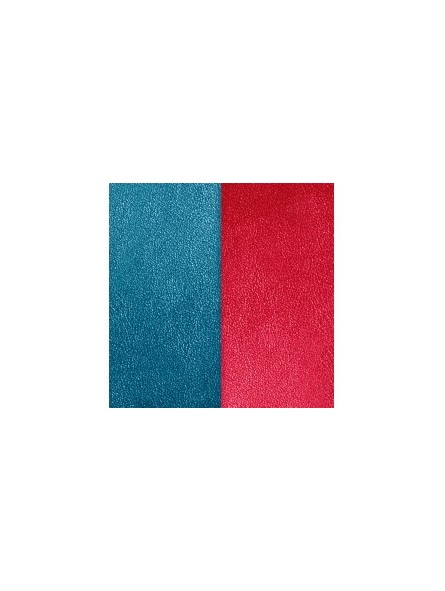 CUIR D.16MM BLEU/FRAMBOISE