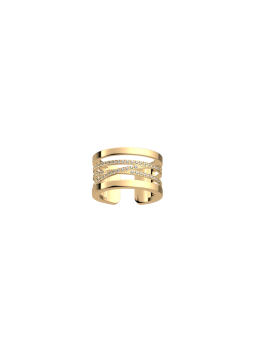 Bague Les Georgettes Collection "Liens"  Laiton Jaune Et Oxyde De Zirconium - 70305220108_054