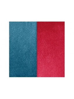 CUIR 25MM BLEU/FRAMBOISE