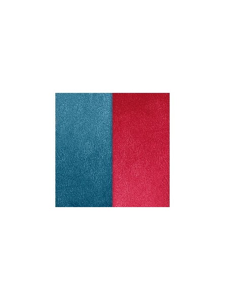 CUIR 25MM BLEU/FRAMBOISE