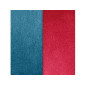 CUIR 25MM BLEU/FRAMBOISE