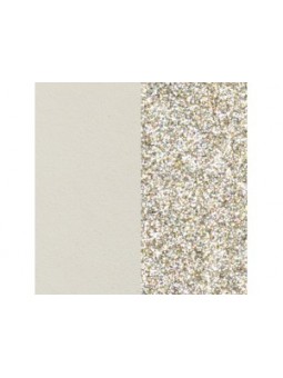 CUIR 40MM CREME/PAILL DOREE