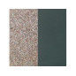 CUIR 40MM PAILL MULTI/VERT CAN