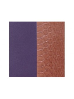 CUIR 40MM SERP EAU TERR/VIOLET