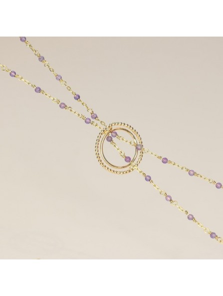 Flowers for Zoé - Collier West Pierres Amethyste