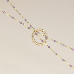 Flowers for Zoé - Collier West Pierres Amethyste