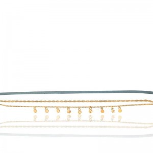 Flowers for Zoé - Bracelet Poetic Bleu Fumé