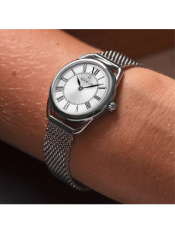 Herbelin - Montre Femme - Bracelet acier maille milanaise - Ref 17497AP08B