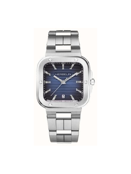 Montre Homme HERBELIN Cap Camarat Square Automatic Bleu - 1646B15