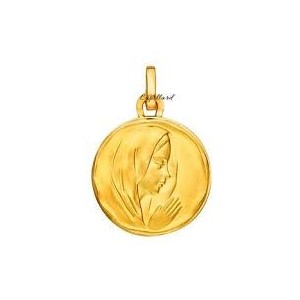 Médaille Ronde Vierge 18 Carats - 588300