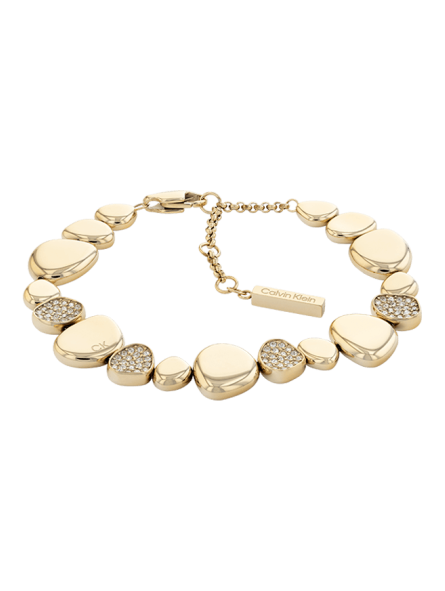 Bracelet Calvin Klein, collection Sculptural Enchant, bijou acier référence 35000221