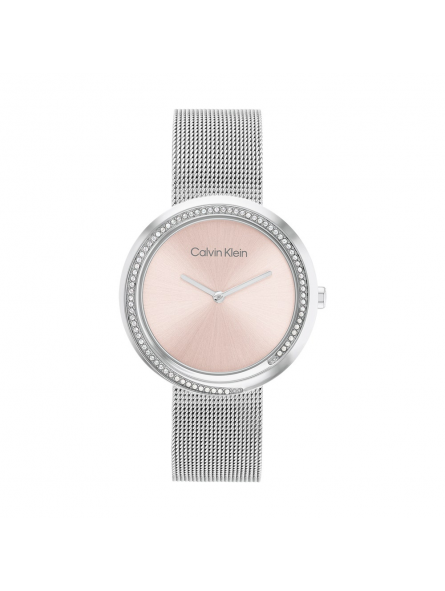 Montre Femme Calvin Klein - Collection Sculptural Twist - Style Tendance - Réf. 25200149 Montre Femme Calvin Klein - Collection Sculptural Twist - Style Tendance - Réf. 25200149