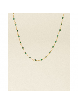 Flowers for Zoé - Collier Aphaea Pierre Green Jade