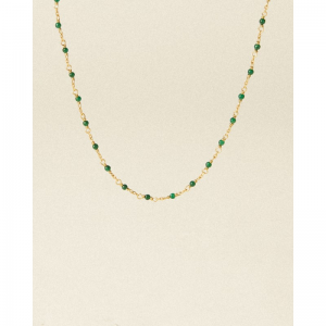 Flowers for Zoé - Collier Aphaea Pierre Green Jade