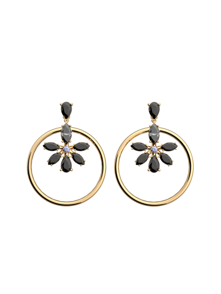Les Georgettes - Boucles d'oreilles Shéhérazade - 25 mm, taille M