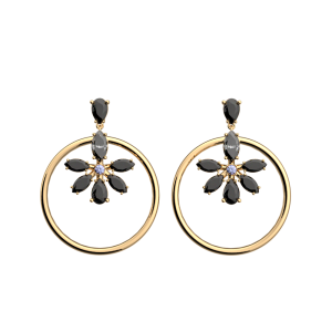 Les Georgettes - Boucles d'oreilles Shéhérazade - 25 mm, taille M