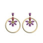 Les Georgettes - Boucles d'oreilles Shéhérazade - 25 mm, taille M