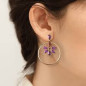 Les Georgettes - Boucles d'oreilles Shéhérazade - 25 mm, taille M
