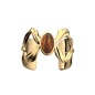 Les Georgettes - Bracelet Manchette Sahara - 40 mm, taille M