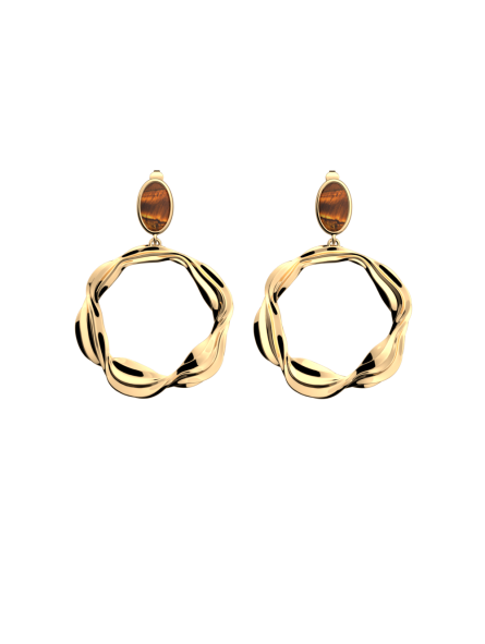 Les Georgettes - Boucles d'oreilles Sahara - S, taille M