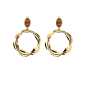 Les Georgettes - Boucles d'oreilles Sahara - S, taille M