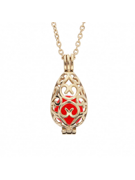 Bola De Grossesse Motif Goutte Cage collier acier