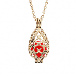 Bola De Grossesse Motif Goutte Cage collier acier