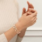 Les Georgettes - Bracelet Manchette Nomade - 14 mm, taille M