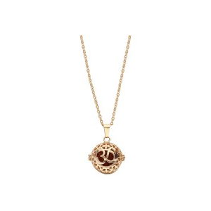 Collier Femme Thabora Bola Grossesse Boule Bouddhiste Acier Doré Jaune - 132467J