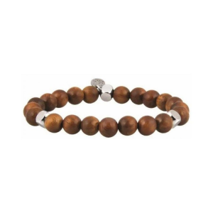 Bracelet Officina 1986 Perle Bois Marron Foncé - Oi061 - Marque Officina