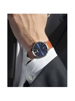 Montre Homme HERBELIN City Bleu Cuir - 19515AP15GD