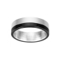 Bague Acier Ceram Noir