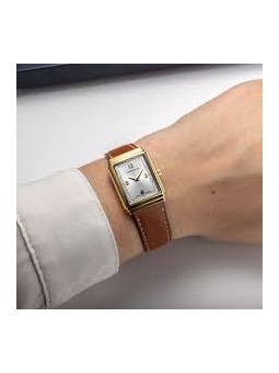 Montre Femme HERBELIN 1925 Esprit Art Déco Argent Cuir - 17478T22GD