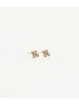 Boucles D'Oreilles Puce Oxyde De Zirconium