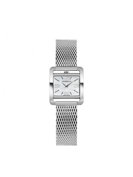 Herbelin - Montre Femme Vème Avenue - Bracelet maille milanaise - Ref 17137AP19B