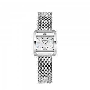 Herbelin - Montre Femme Vème Avenue - Bracelet maille milanaise - Ref 17137AP19B