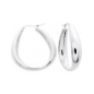 Boucles D'Oreilles Électroformées Argent Rhodié