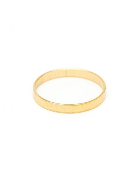 Bague Essentielle Plate - T52 1Espl100S - Marque Yay  Plaqué Or - Couleur Jaune -