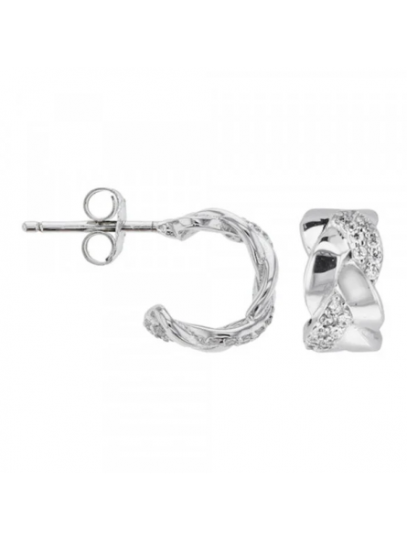 Boucles D'Oreilles Bijou Collection 1019498 - Marque Collection Elsass Bijouterie   - Couleur Blanc Oxyde De Zirconium