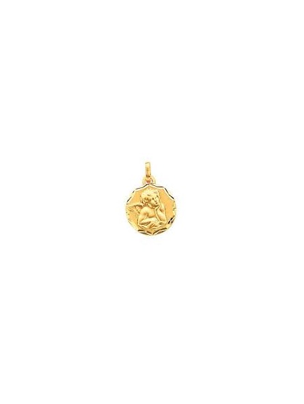 Pendentif Médaille Ange Ronde 1000747 - Marque Collection Elsass Bijouterie Or 750/1000 - Couleur Jaune Pendentif Médaille Ange Ronde 1000747 - Marque Collection Elsass Bijouterie Or 750/1000 - Couleur Jaune