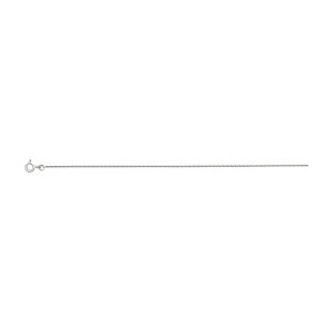 Maille Gourmette Or Blanc G30Gr/45 - Marque Collection Elsass Bijouterie  Or 750/1000
