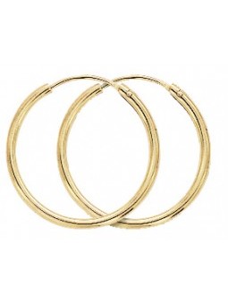 Boucles D'Oreilles Créoles - 1000504 1000504 - Marque Collection Elsass Bijouterie  Or 750/1000 - Couleur Jaune -