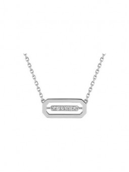 Collier Or Blanc Diamant - S18.51112 S18.51112 - Marque Collection Elsass Bijouterie  Or 750/1000 - Couleur Blanc Diamant